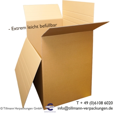 136.1 Wellpappcontainer, TICO-Klappcontainer, Container aus Wellpappe, 1,0 cbm