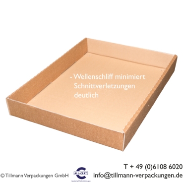 185.1 Boden/Deckel für TICO-Container, Verpackung aus Wellpappe