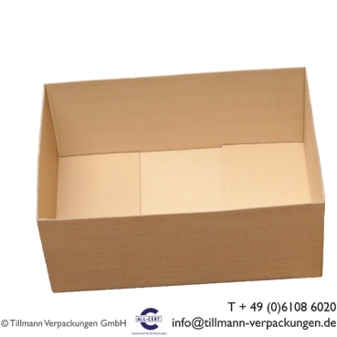 189.1 Palettenbox ohne Deckel, 0,5 cbm, Verpackung aus Wellpappe ohne Deckelklappen - 1180 x 780 x 500 mm