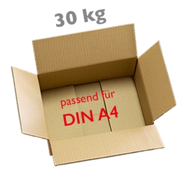 51.2 Karton, T 70/H, DIN A4, Verpackung aus Wellpappe 30 kg