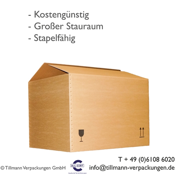 130.1 TICO-Container, PA-POO-BOX 2, Verpackung aus Wellpappe