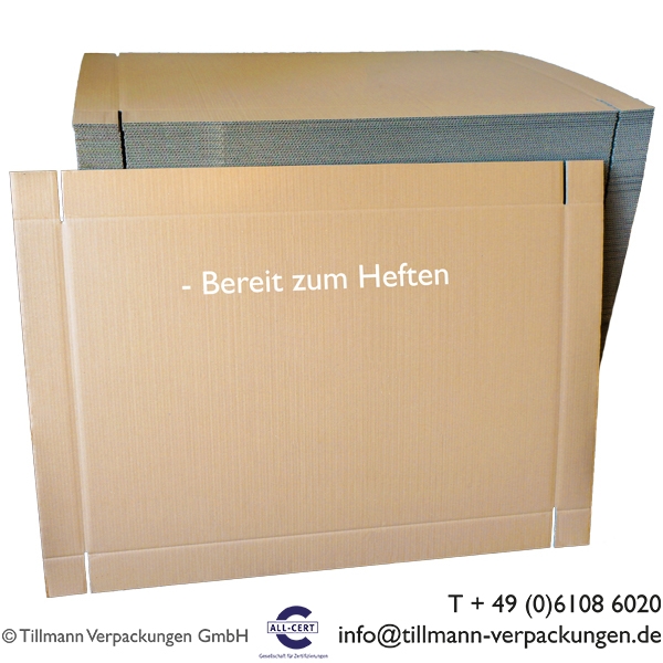 180.1 Boden für TICO-Container, Verpackung aus Wellpappe