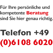 Rufen Sie uns an!